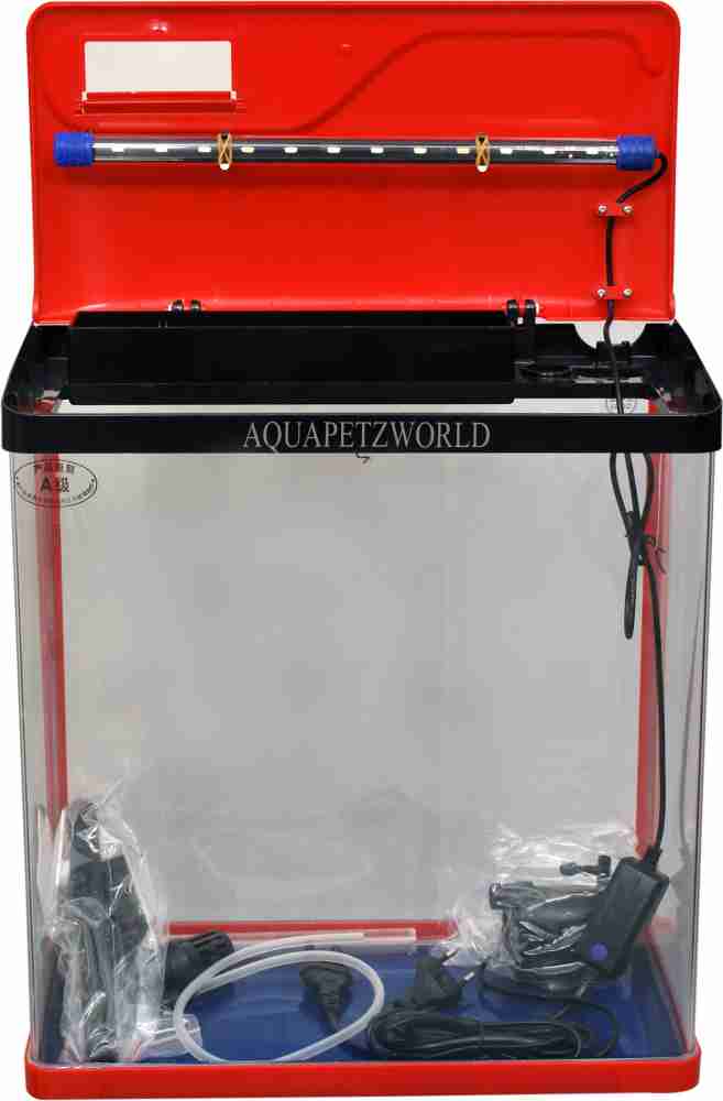 Aquapetzworld SOBO SO-400F Aquarium Fish Tank(30L)-RED Rectangle Aquarium  Tank Price in India - Buy Aquapetzworld SOBO SO-400F Aquarium Fish Tank(30L)-RED  Rectangle Aquarium Tank online at