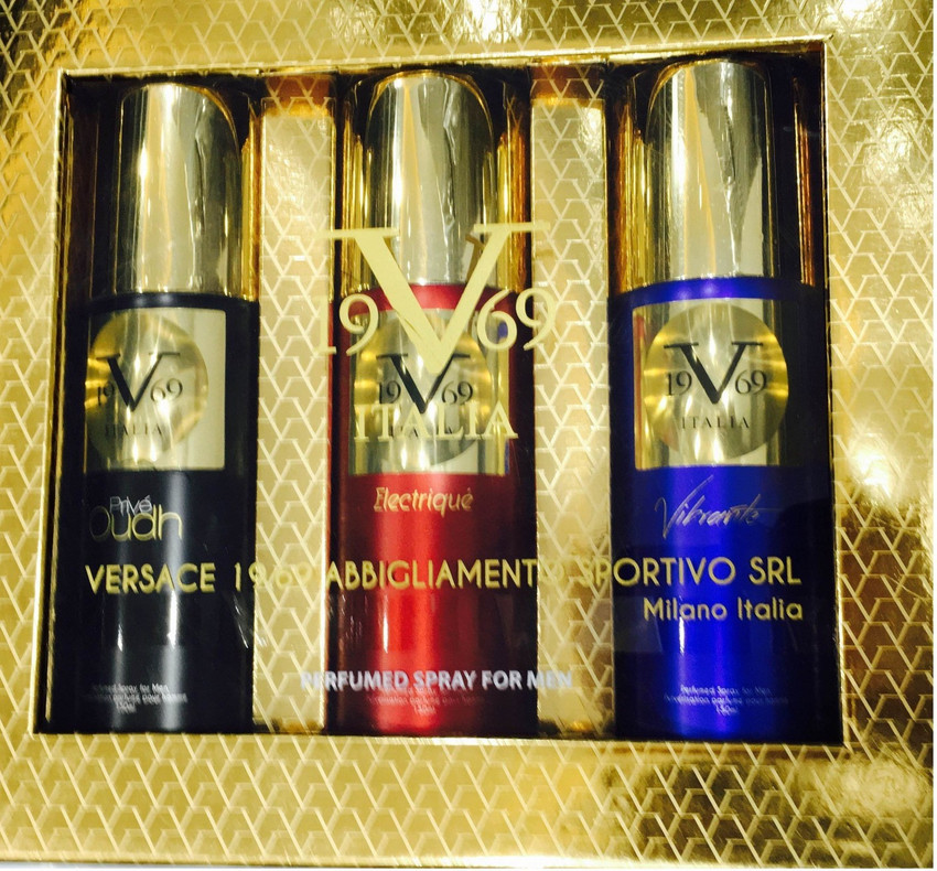 V19.69 VERSACE GIFT SET Perfume Body Spray For Men Price in