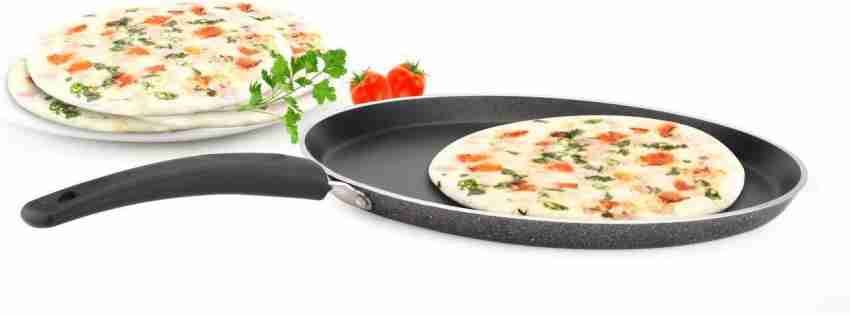 Non-Stick Aluminium Mini Round Tawa With Handle 285mm