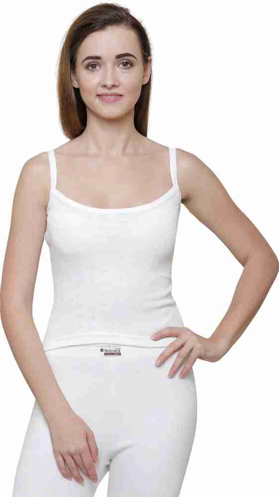 Bodycare Insider Off White Solid Thermal Camisole Women Top Thermal - Buy  Bodycare Insider Off White Solid Thermal Camisole Women Top Thermal Online  at Best Prices in India