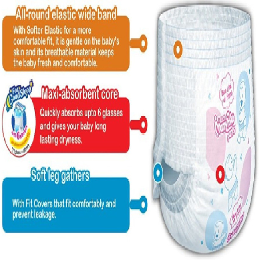 Mamy poko pants cheap front and back