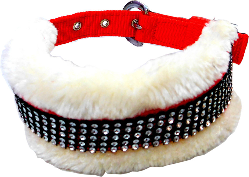 Skora High Quality Stylish Nylon sheepskin Fur Dog Collar Embellished Dog Collar Charm Price in India Buy Skora High Quality Stylish Nylon sheepskin Fur Dog Collar Embellished Dog Collar