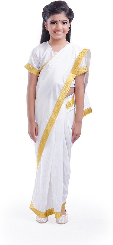 FancyDRessWaLe Onam Saree Kids Costume Wear Price in India Buy FancyDRessWaLe Onam Saree Kids Costume Wear online at Flipkart