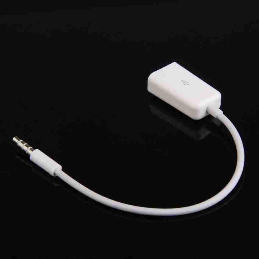 DCT White 3.5mm Male AUX Auxiliary Audio Plug Jack to USB Cord Converter  Cable Phone Converter Price in India - Buy DCT White 3.5mm Male AUX  Auxiliary Audio Plug Jack to USB