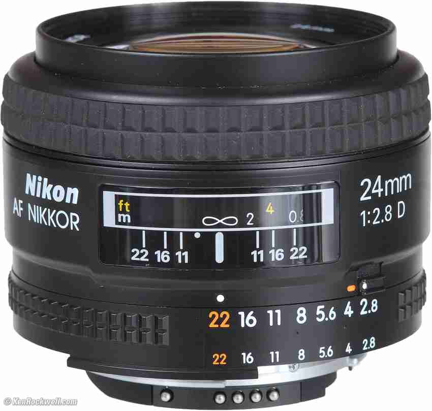 NIKON AF NIKKOR 24mm f/2.8D    Wide-angle Prime Lens - NIKON : Flipkart.com