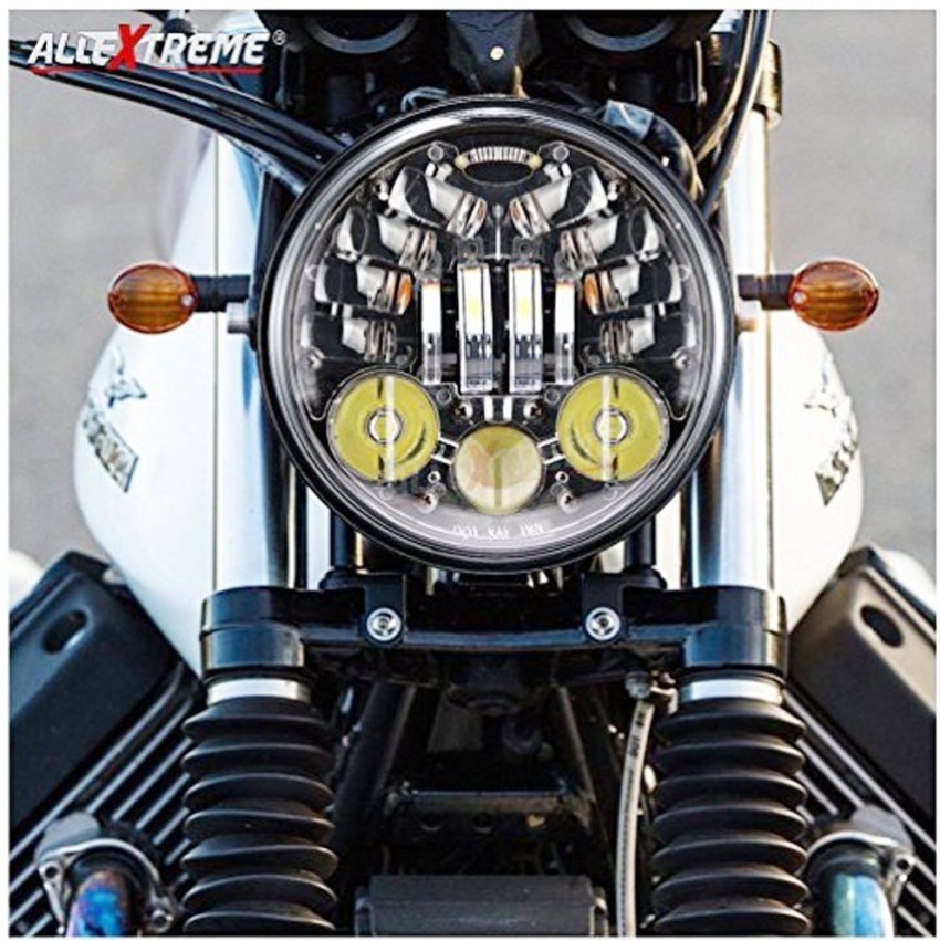 ALLEXTREME 5.75 Inches LED Headlight 5-3/4 CREE 6000K DOT Approved Hi/Low  Beam DRL Headlight Motorcycle Daymaker Driving Light for Avenger Harley  Davidson Motorbike Projector Lens Price in India - Buy ALLEXTREME 5.75