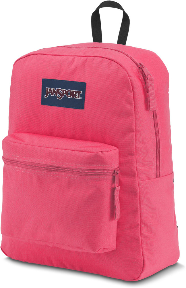 Neon pink jansport backpack hotsell