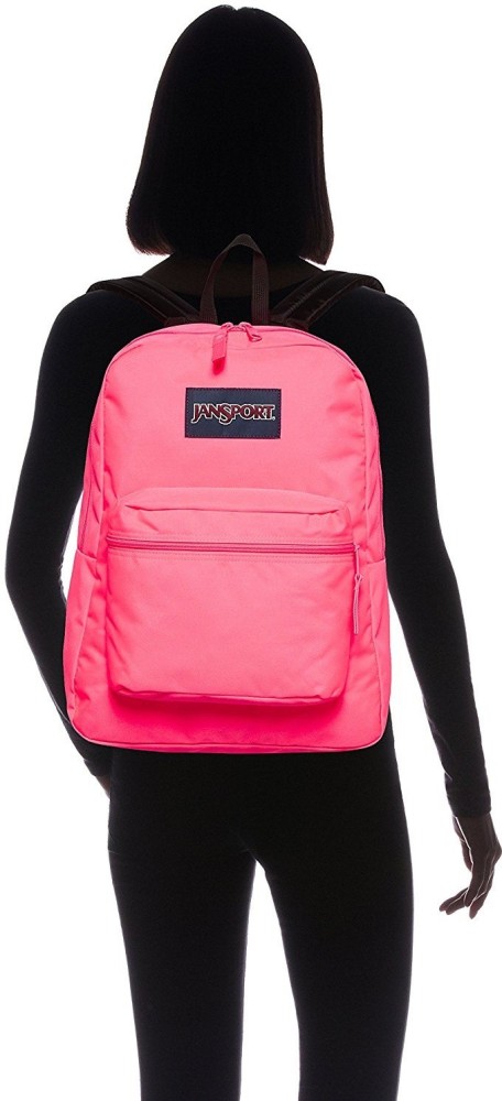 jansport backpacks neon pink