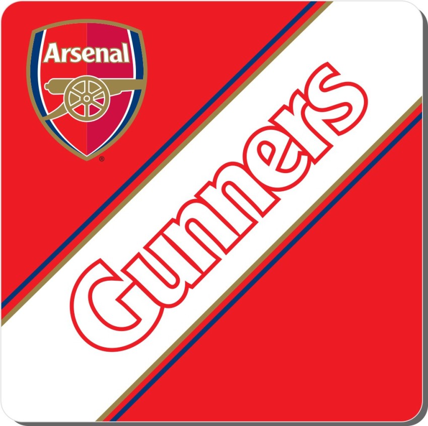 Arsenal FC Square Wood Coaster Buy Arsenal FC Square Wood