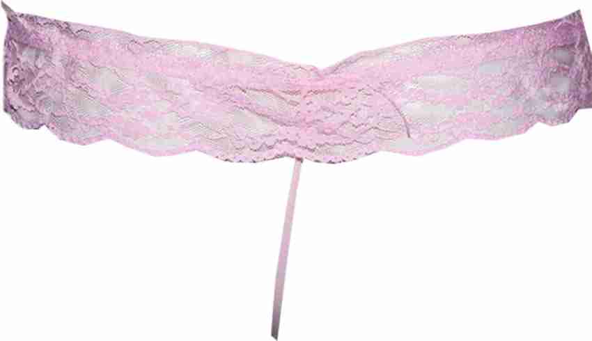 Velvet Dreams Women Thong Pink Panty - Buy Velvet Dreams Women Thong Pink  Panty Online at Best Prices in India