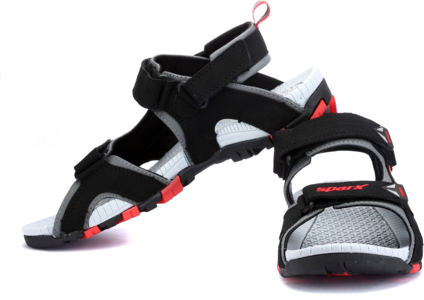 Sparx SS0457G Men Black Red Sandals Buy Sparx SS0457G Men Black