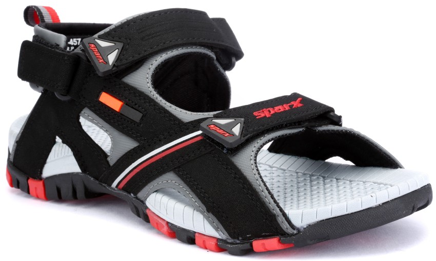 Sparx SS0457G Men Black Red Sandals Buy Sparx SS0457G Men Black