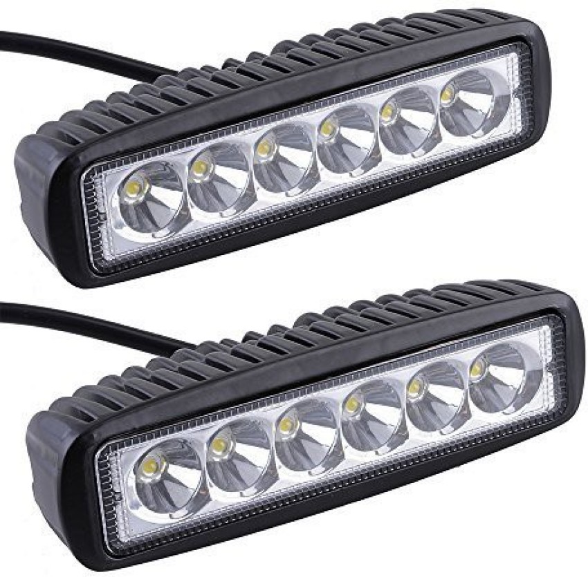 AutoSun 6 LED FOG LIGHT WORK LIGHT BAR SPOT BEAM Auxiliary Light