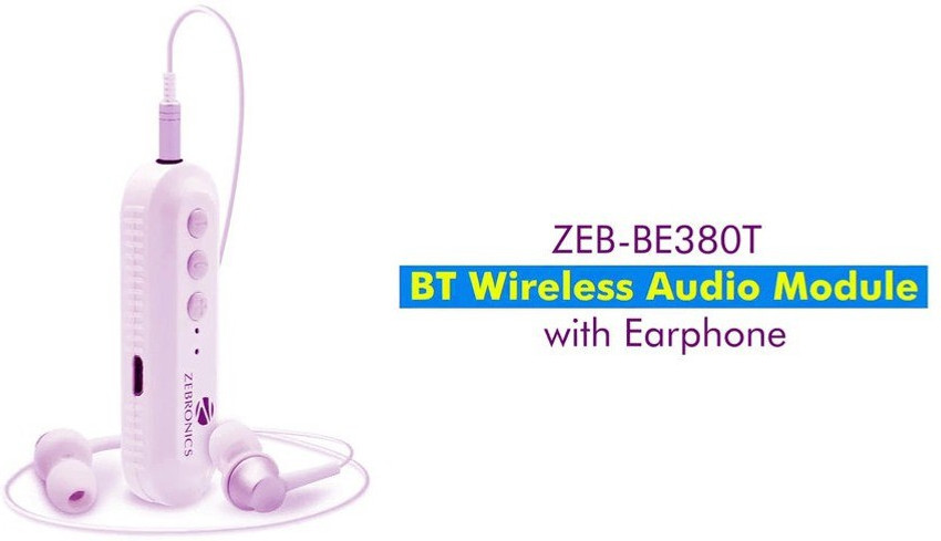 99Gems ZEBRONICS BT380T with micro sd memory card slot Bluetooth