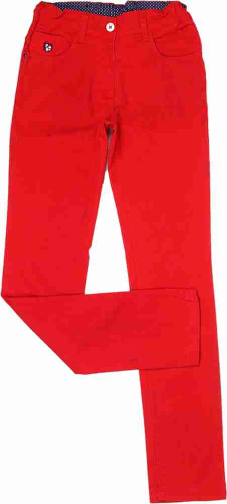 Girls 2025 red jeans