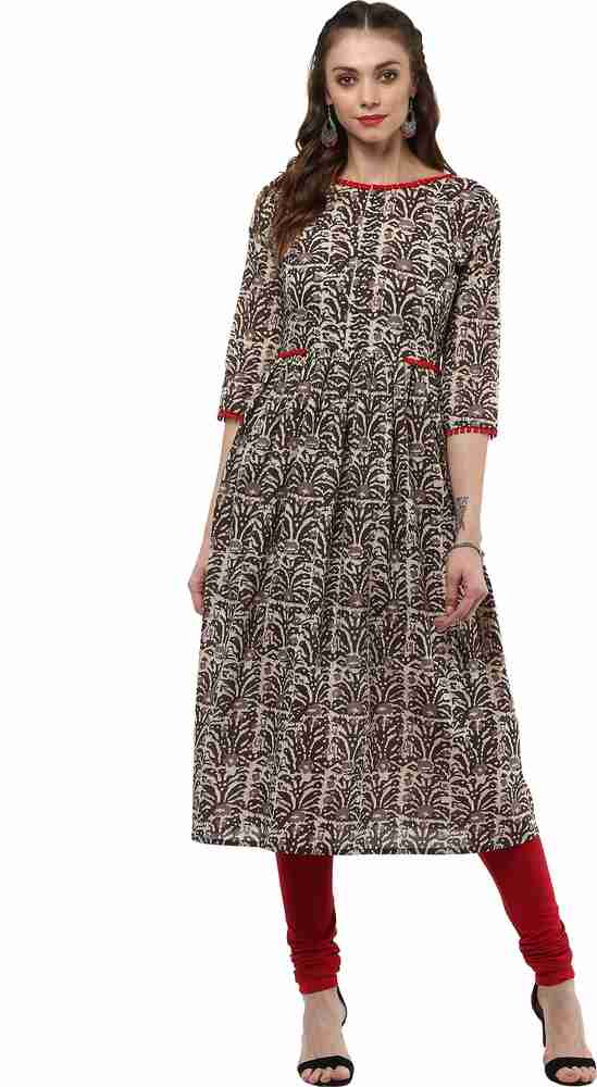 Janasya Women Printed A line Kurta Buy Janasya Women Printed A line Kurta Online at Best Prices in India Flipkart