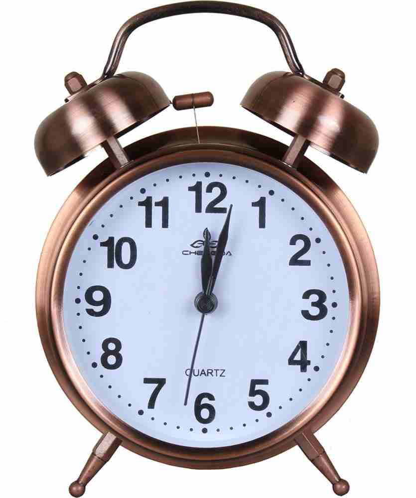 ONEKLIK Analog Copper - Twin Bell Alarm Clock