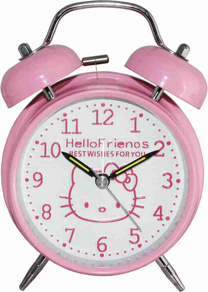 ONEKLIK Analog Pink -Twin Bell Alarm Clock Price in India - Buy ONEKLIK  Analog Pink -Twin Bell Alarm Clock online at