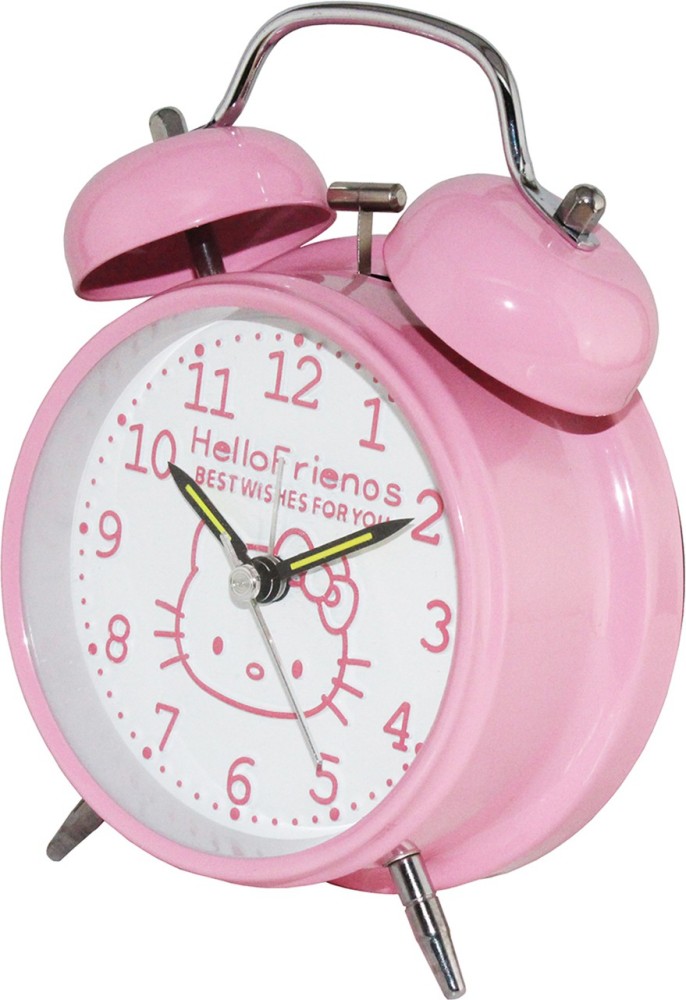 ONEKLIK Analog Pink -Twin Bell Alarm Clock Price in India - Buy ONEKLIK  Analog Pink -Twin Bell Alarm Clock online at