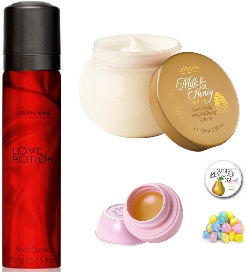 Oriflame Sweden Makeup Combo of Love Potion Body Spray Kit Price