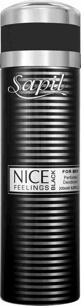 Sapil Nice Feelings Black Deodorant Imported From U.A.E