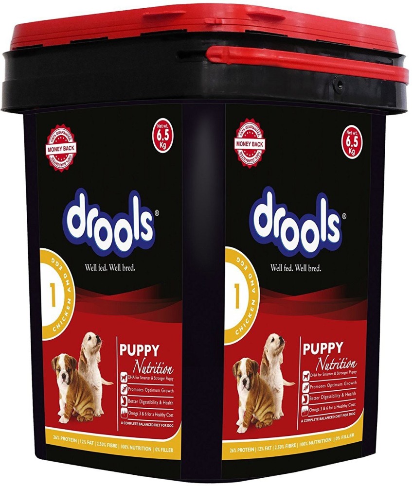 Drools puppy nutrition Egg Chicken 6.5 kg Dry Young Dog Food