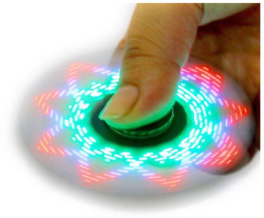 Shopinnov - Hand spinner fidget spinner plusieurs modes lumineux