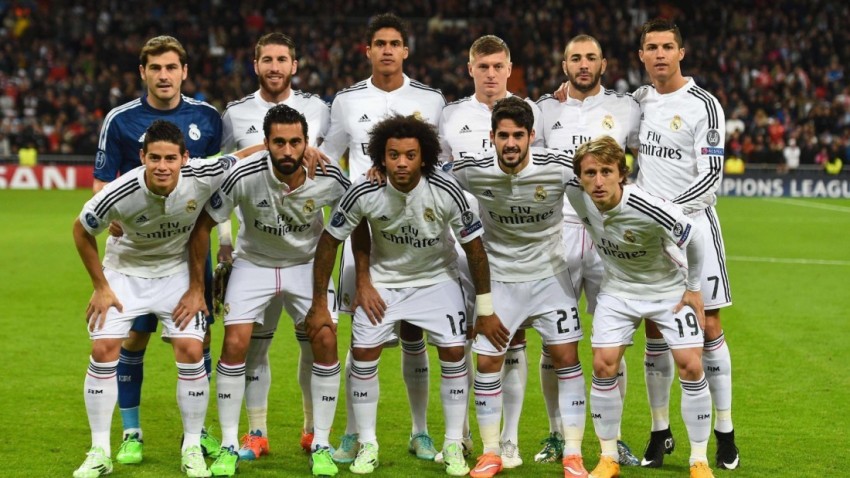 Real Madrid Soccer Team Poster
