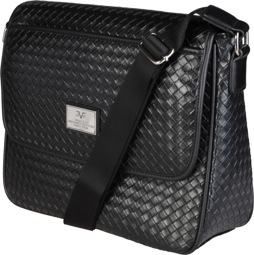 Buy Versace 19.69 Italia Men Black Messenger Bag NERO Online