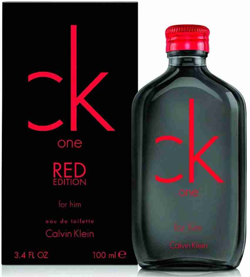 Calvin klein red edition for him cheap