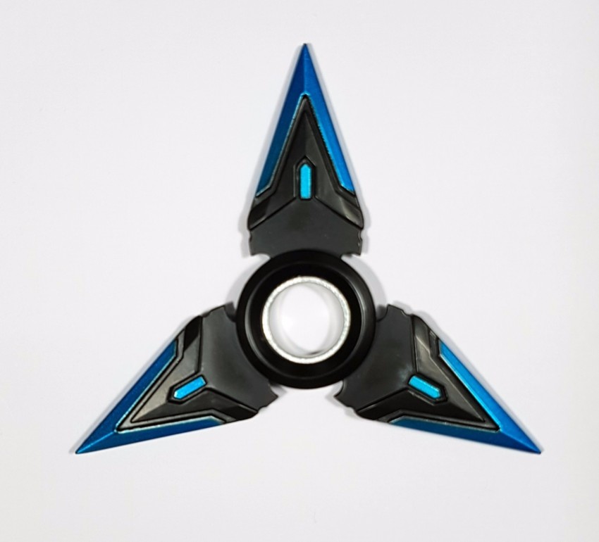 Go Grab It Ninja Genji Shuriken Spinner – Black and Blue - Ninja