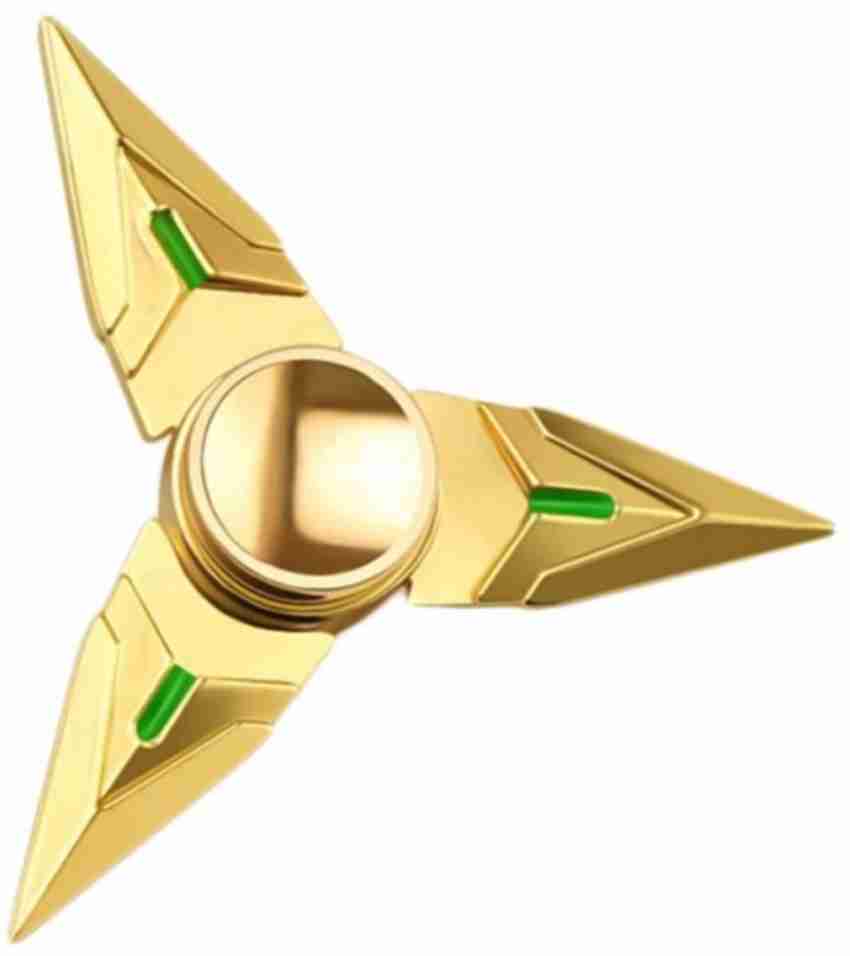 Go Grab It Ninja Shuriken Fidget Spinner – Gold and Silver - Ninja