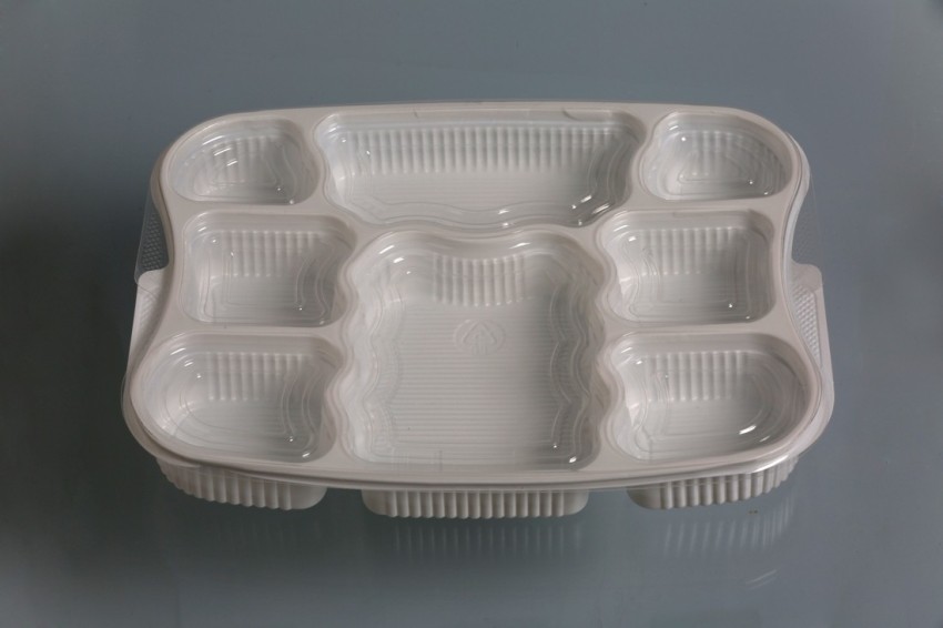 Meal Tray - 8 Compartment Plastic Meal Tray With Lid Manufacturer from New  Delhi