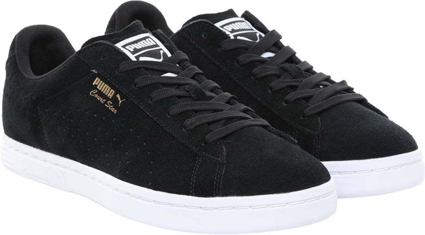 puma court star suede black