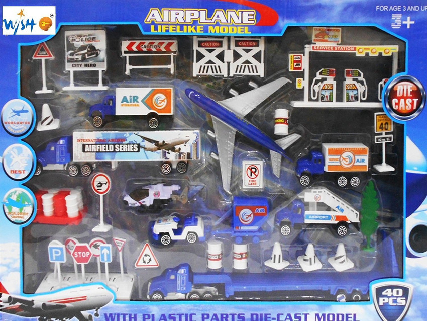 International toy shop airplane playset