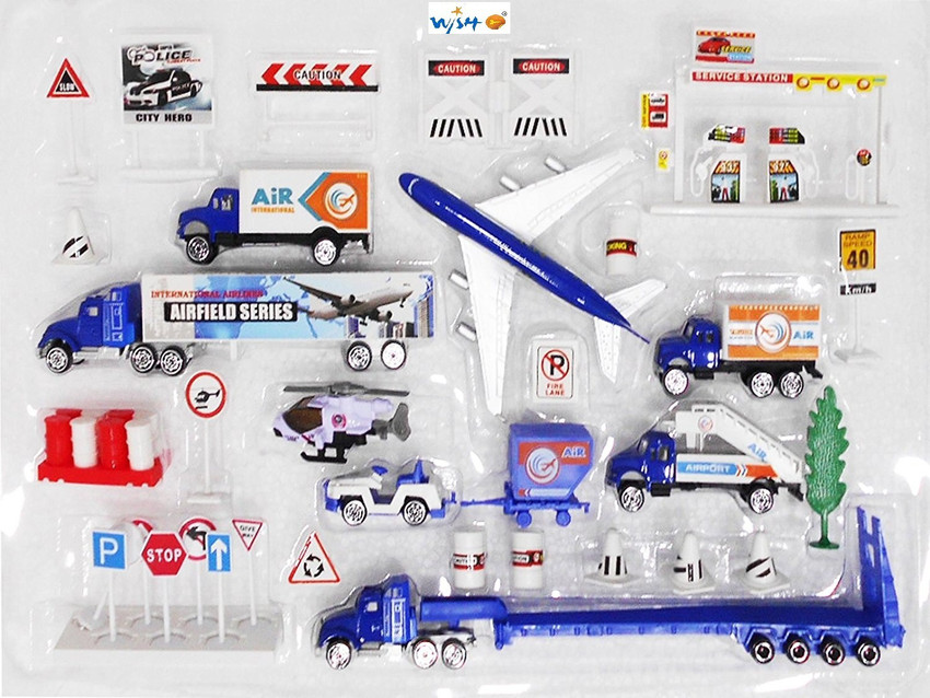 International toy airplane playset shop