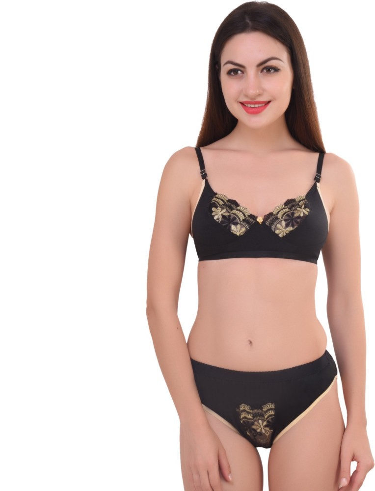 Buy Caitlin Lace Bikni Bra Panty Set for Women [ Free Size