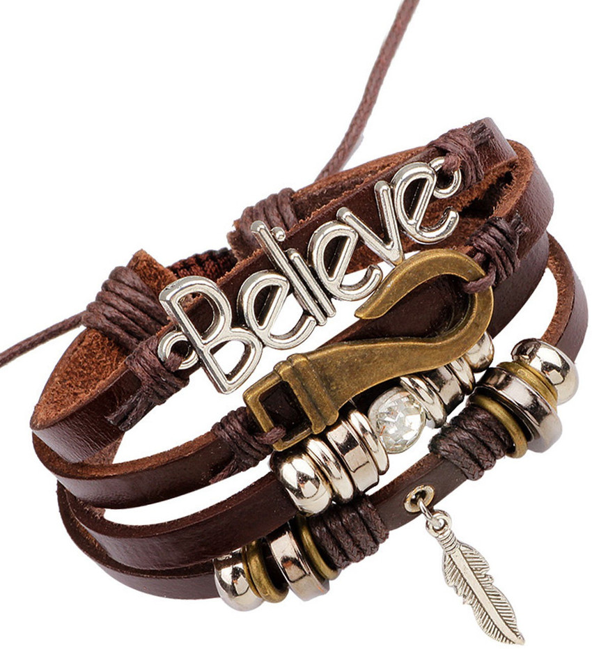 Leather discount bracelet flipkart
