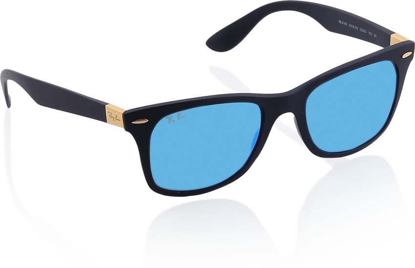 Buy Ray Ban Wayfarer Sunglasses Blue For Men Online Best Prices in India Flipkart