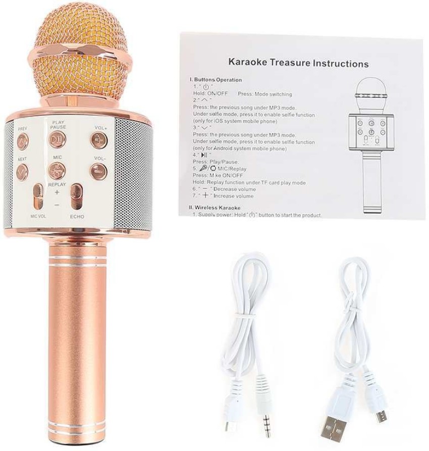 IBS Karaoke Portable Wireless Singing Bluetooth Recording Mic