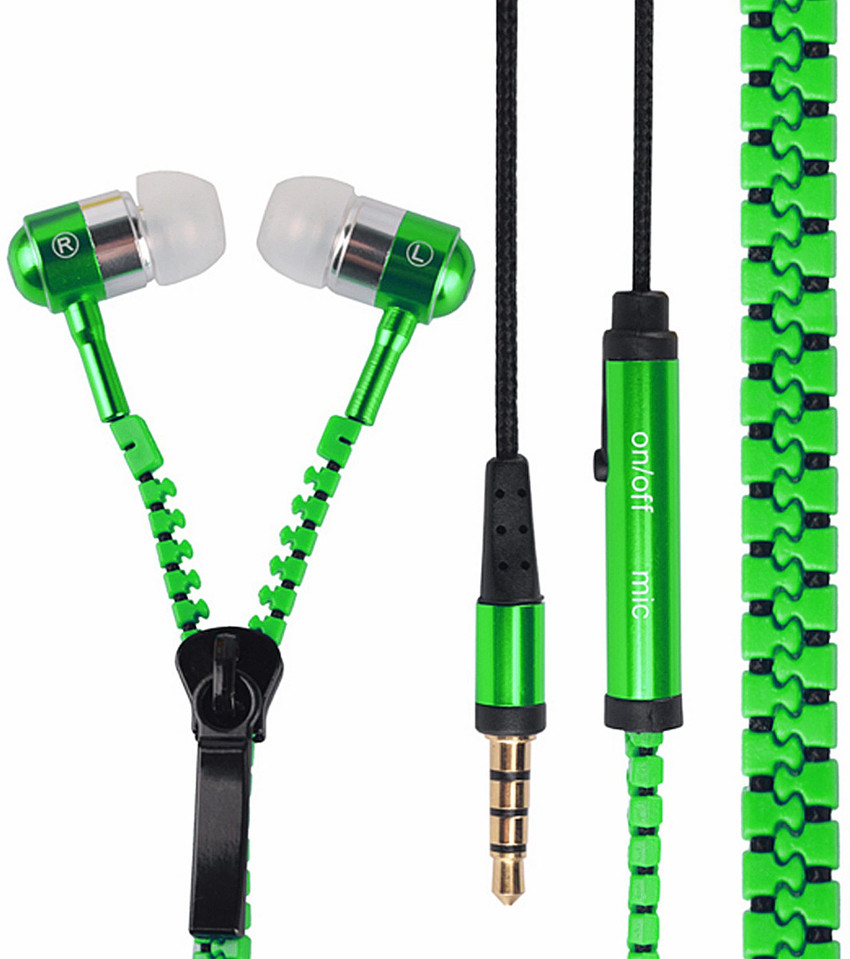KOJO Zipper Style Tangle Free Earphone for Android Mobile Windows