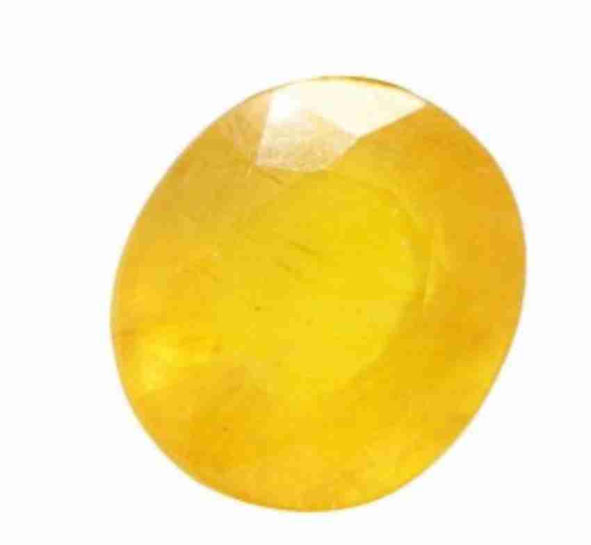 Yellow sapphire original on sale stone