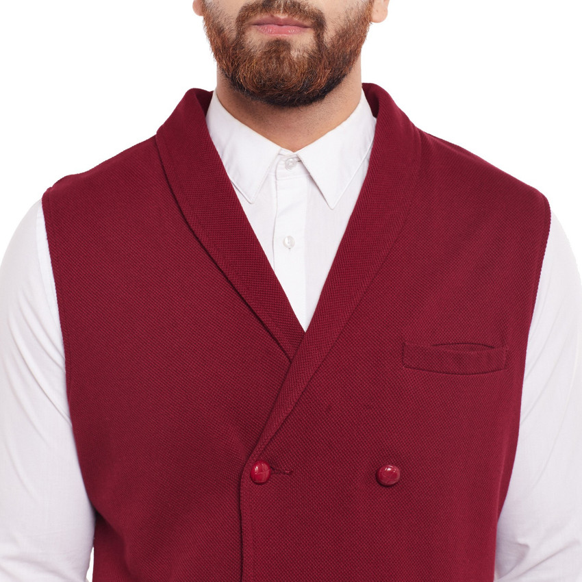 HYPERNATION Solid Men Waistcoat