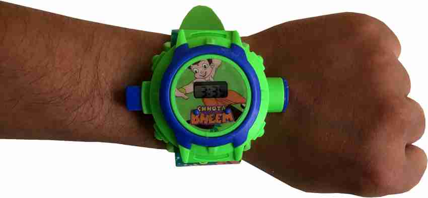 Generic Chhota Bheem Wrist Watch for kids with 24 Grids Projector Watch Price in India Buy Generic Chhota Bheem Wrist Watch for kids with 24 Grids Projector Watch online at Flipkart