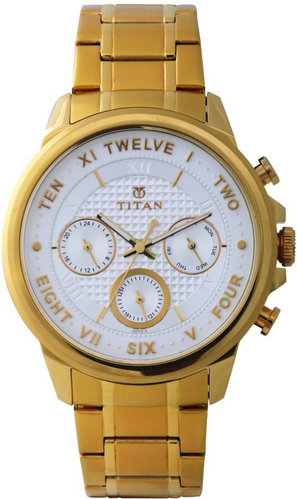 Titan NQ1747YM01 Regalia Coins Analog Watch For Men Buy Titan