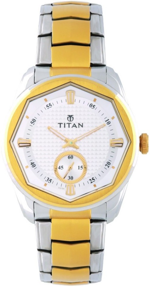 Buy Online Titan Regalia Sovereign Blue Dial Analog Stainless Steel Strap  watch for Men - nr1749ym01