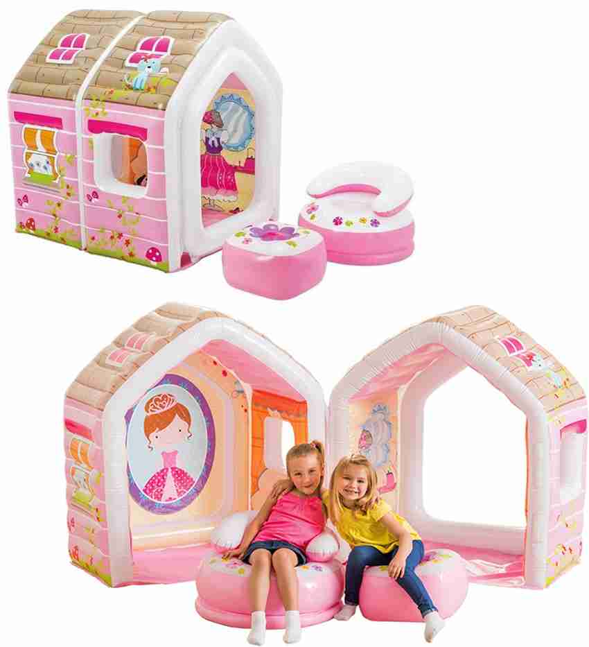 INTEX Original Inflatable Princess Colorful Play House With