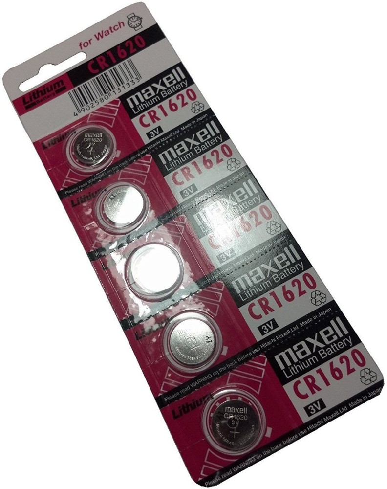  Maxell CR1220 3V Lithium Coin Cell Watch Batteries (5