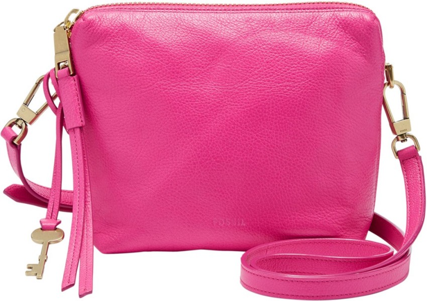 Fossil best sale pink handbag