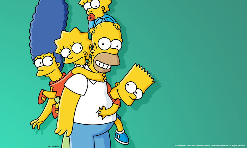 Lisa Simpson Homer Simpson Maggie Simpson Marge Simpson Bart